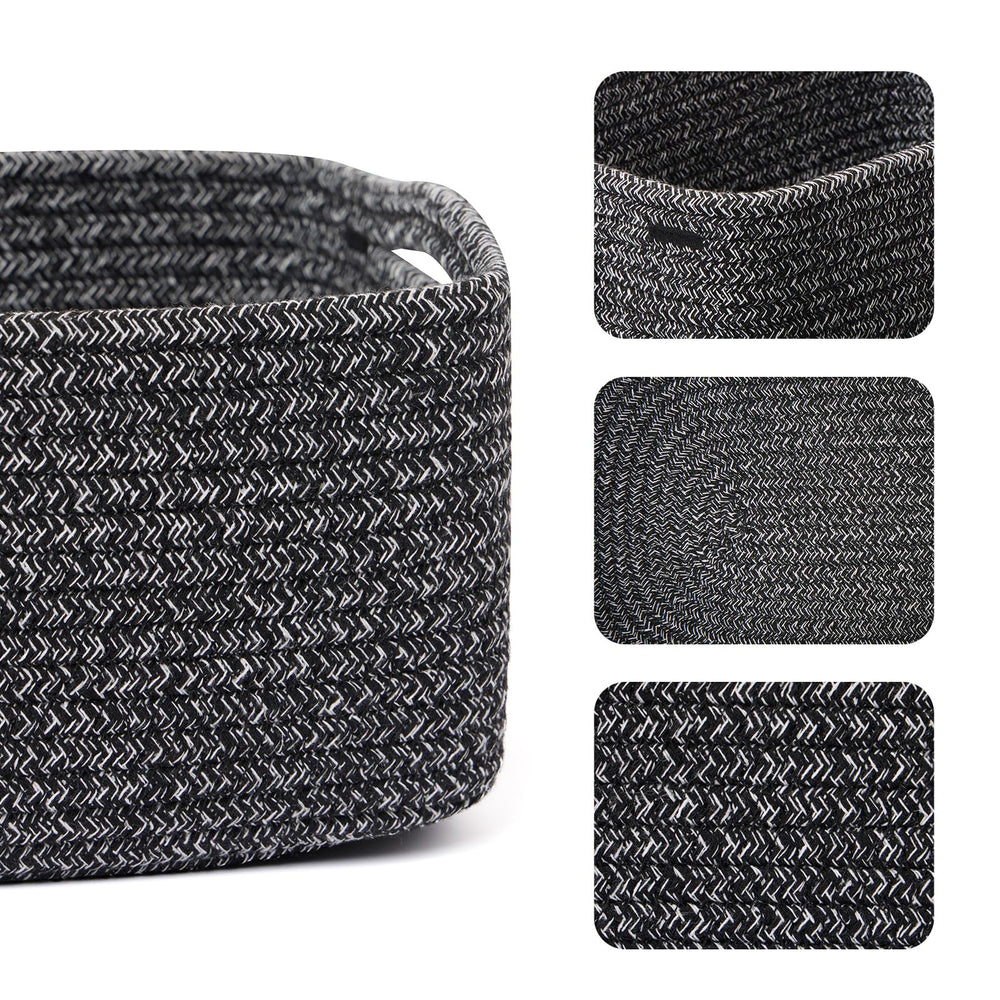 MiniArk soft-durable cotton rope basket ideal for nurseries.