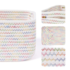 MiniArk small storage baskets weave-detail showing handwoven texture.