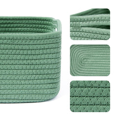 MiniArk three-pack organizers in soft cotton rope for durable storage.