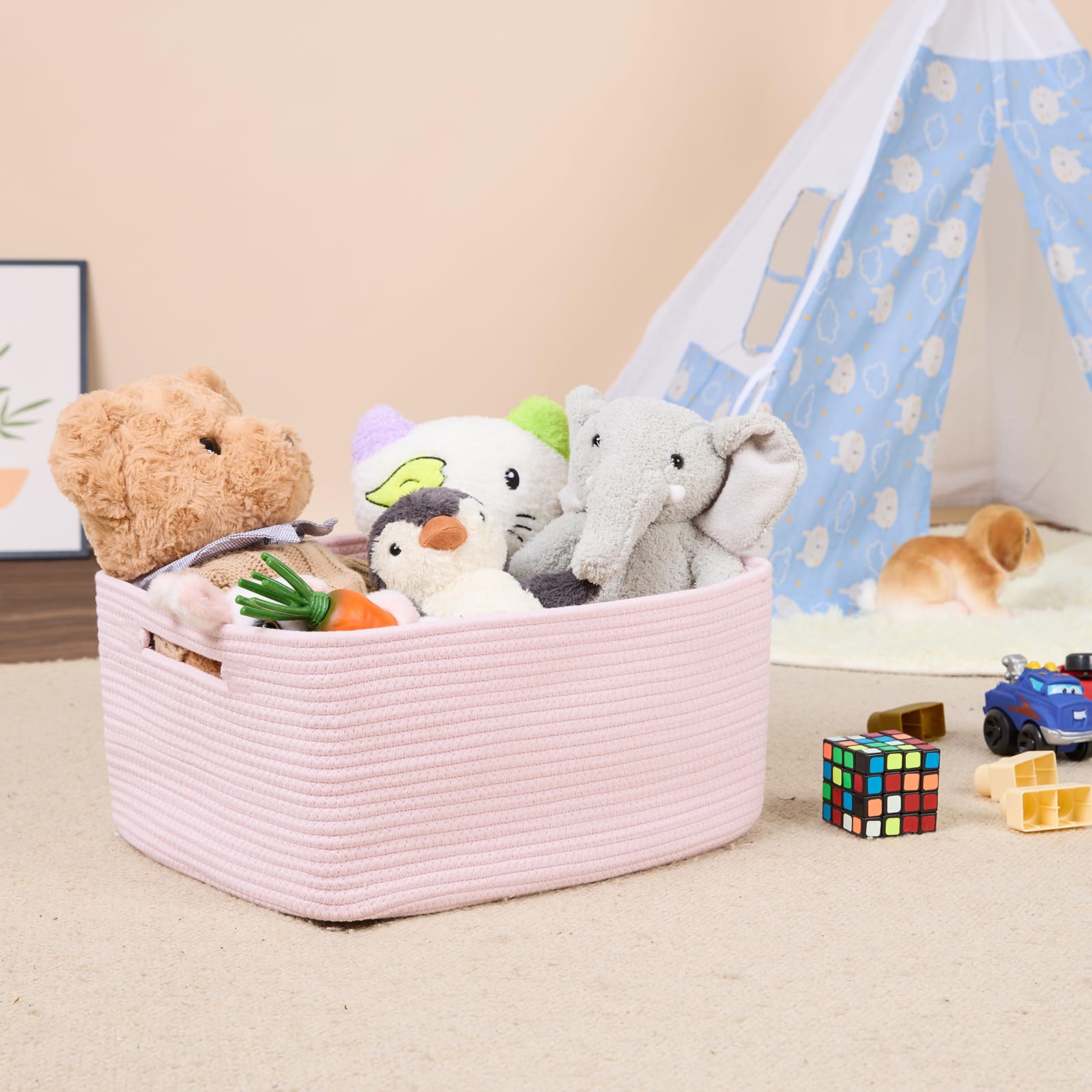 MiniArk toy bins for playroom—tidy, accessible toy storage and quick cleanup.