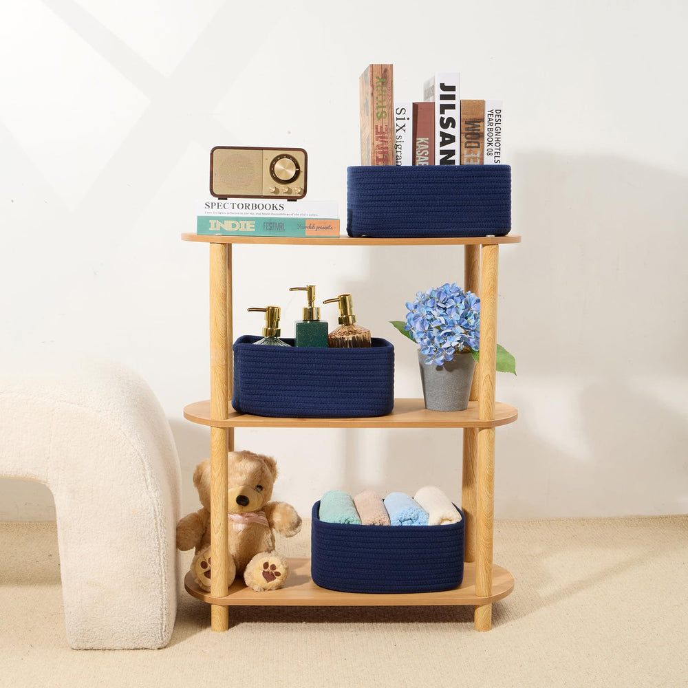 MiniArk toy storage basket neatly holds small toys and accessories.