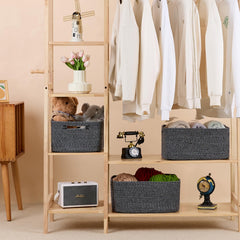 MiniArk woven rope baskets show soft, durable material for nurseries and toys.