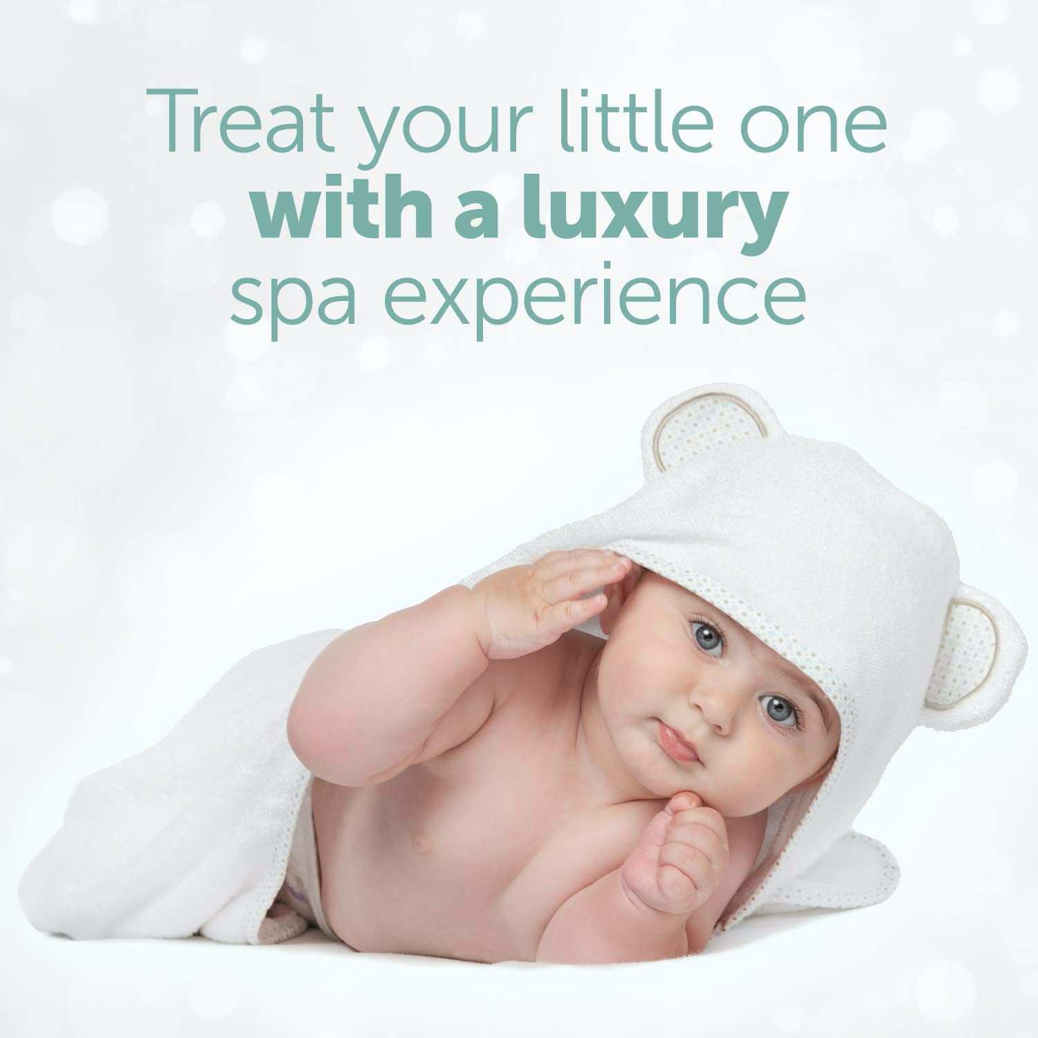 MINIBOO hooded towel suitable from newborn to toddler