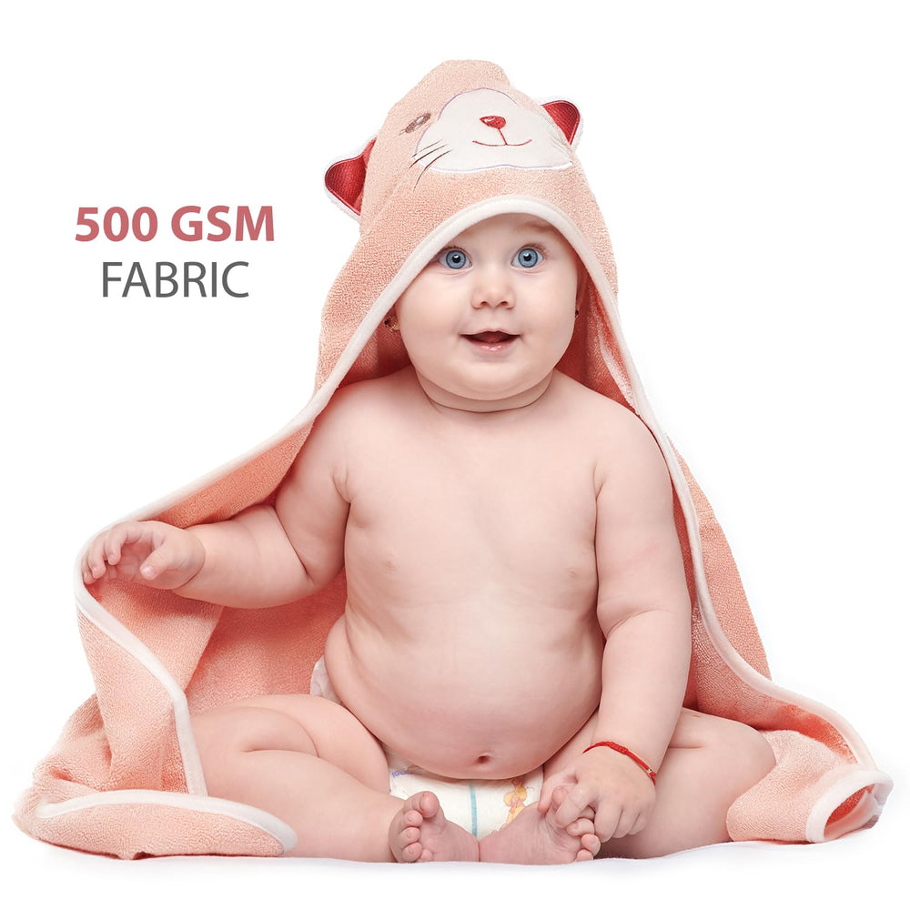 MINIBOO hooded towel machine washable for easy care and longevity