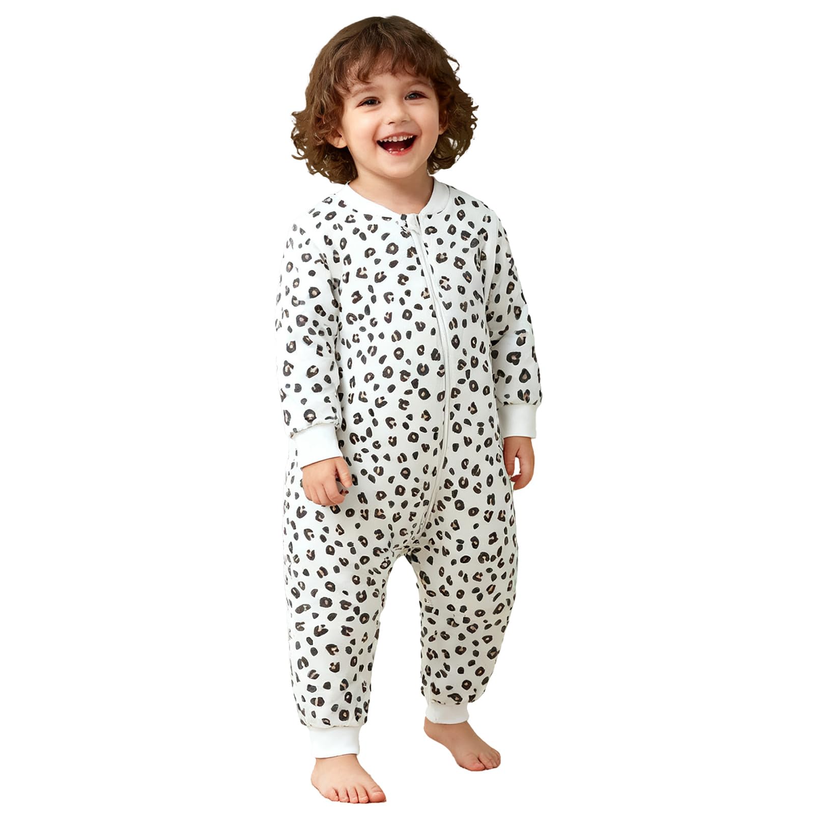 Minicoco sleep sack on baby provides cozy warmth for naptime.
