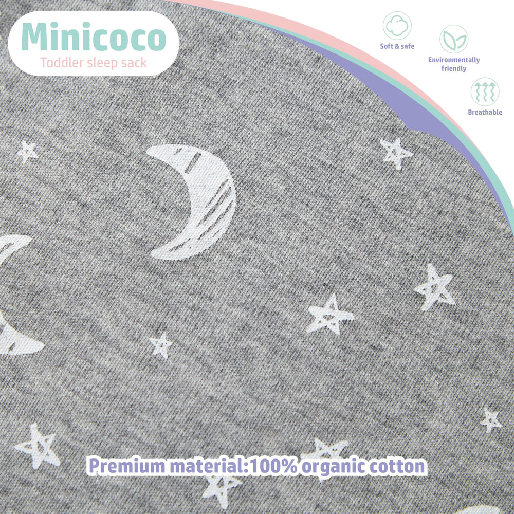 Minicoco gift-ready sleep sack packaging suitable for baby showers