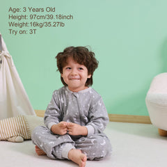 Minicoco sleep sack with feet design keeping little toes warm