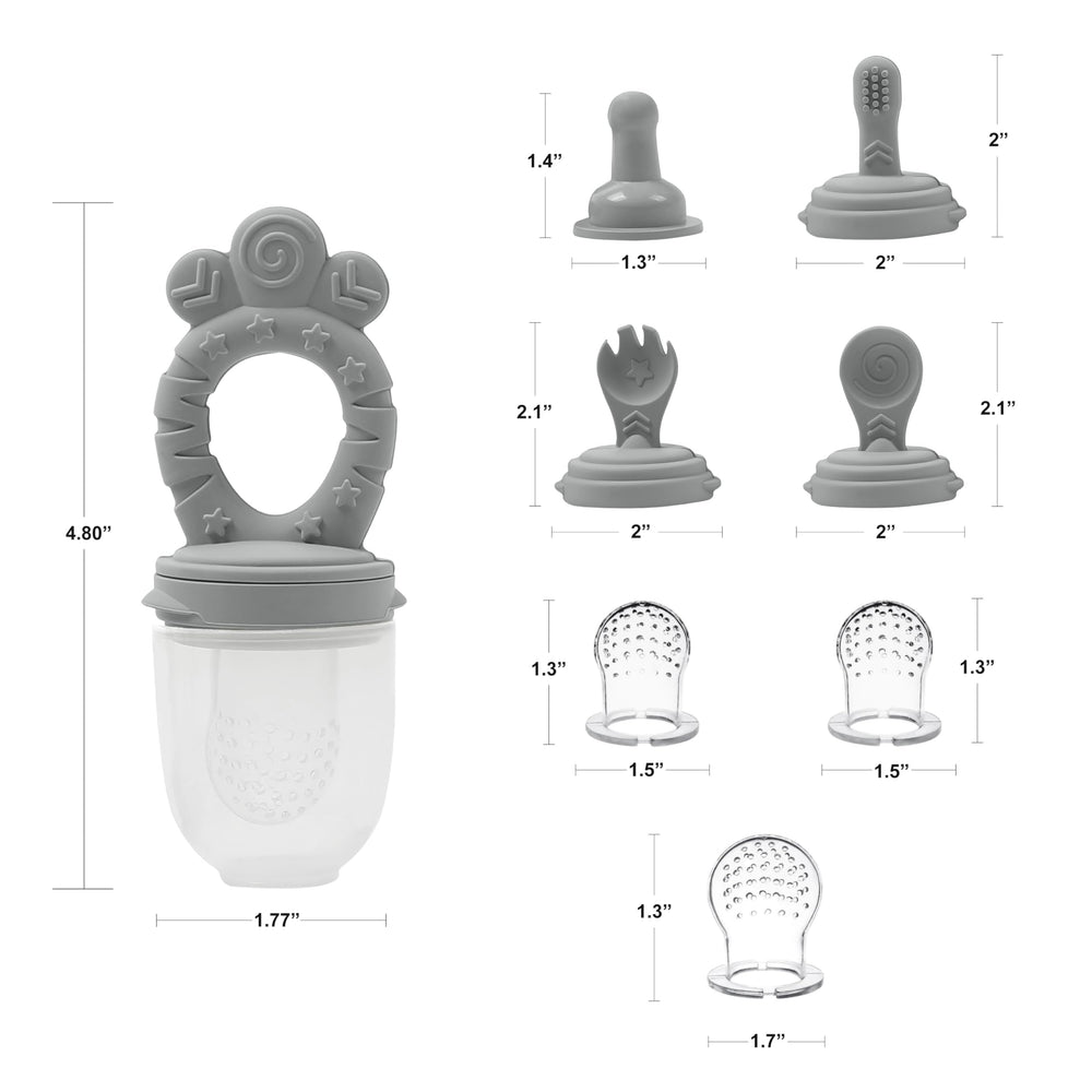 Minie Joo ergonomic handle supports tiny hands during self-feeding