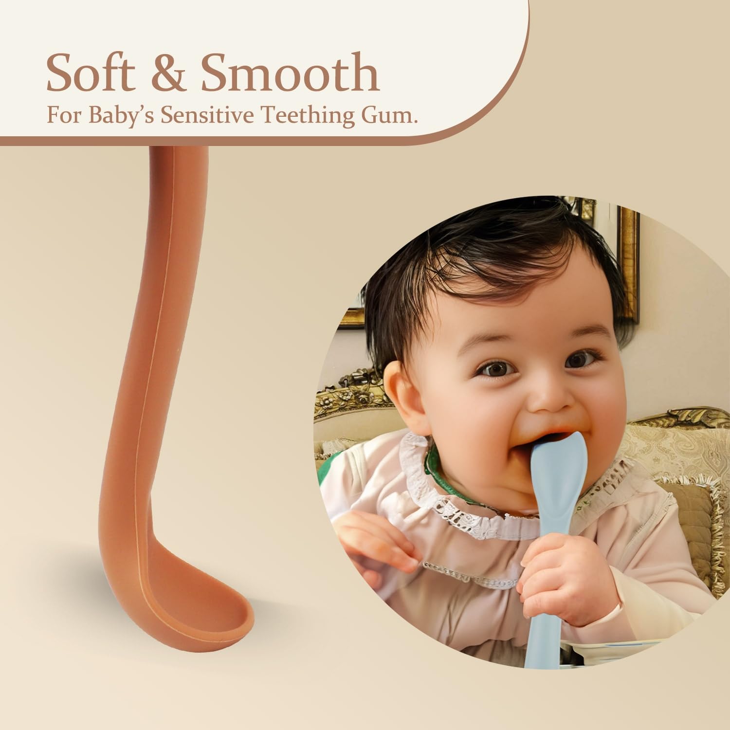 Miniguysa bright-colored utensils engage toddlers during mealtime routines