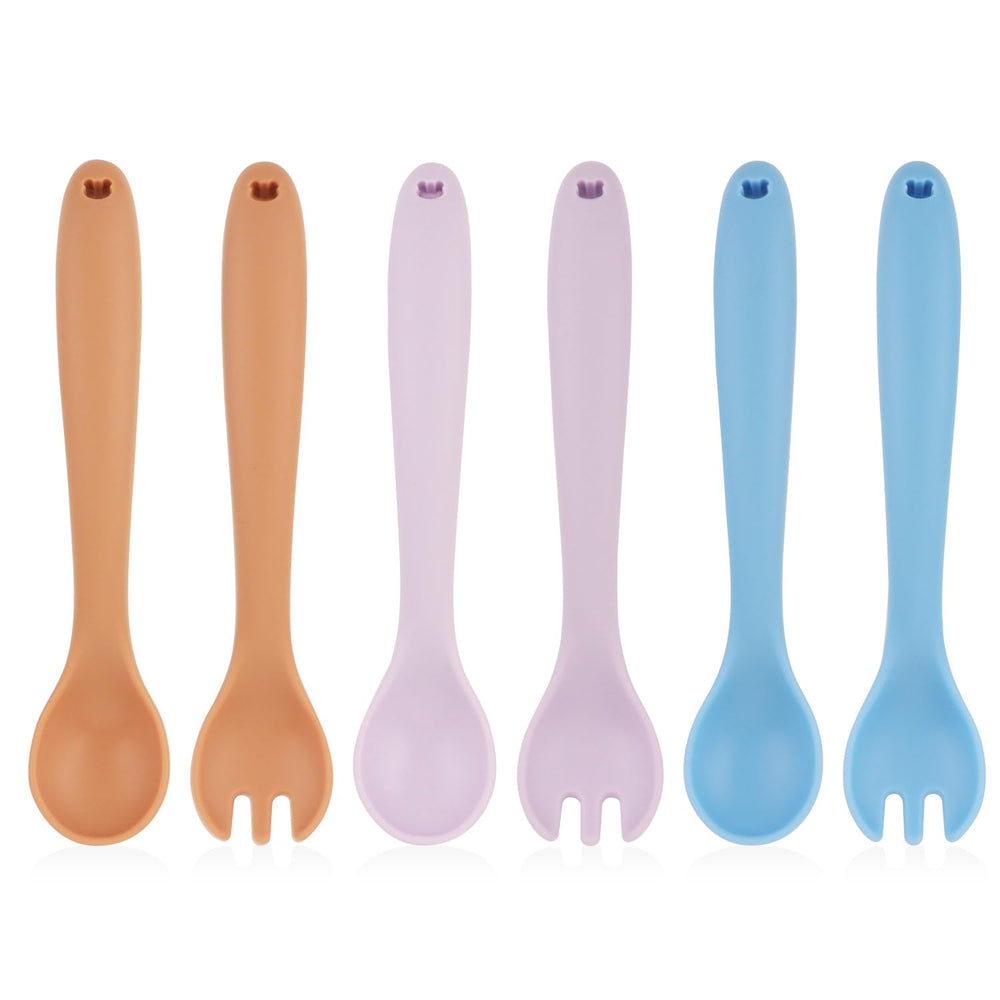 Miniguysa self-feeding utensils encourage grip development and meal-time confidence
