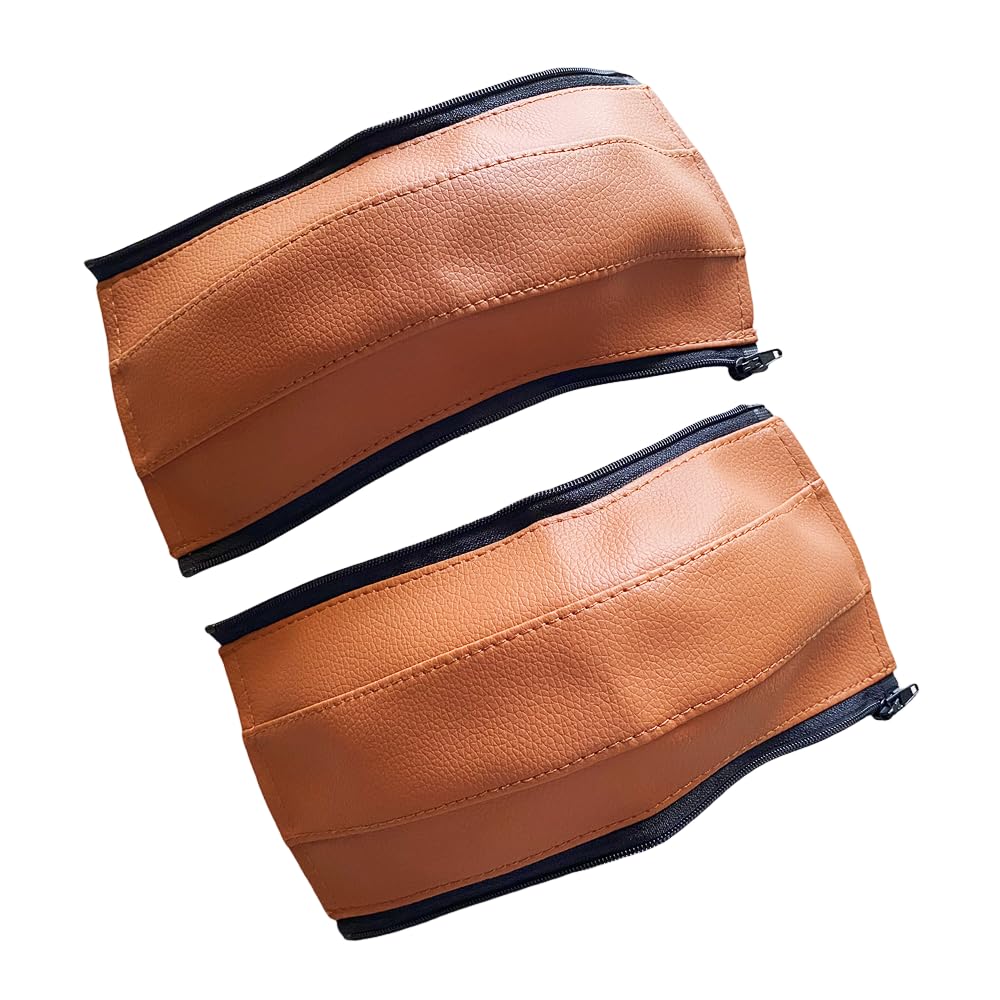 MINILUJIA stroller handle cover brown for Uppababy Vista protects the grip.