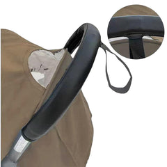 MINILUJIA PU leather texture closeup shows smooth, durable finish for Yoyo2