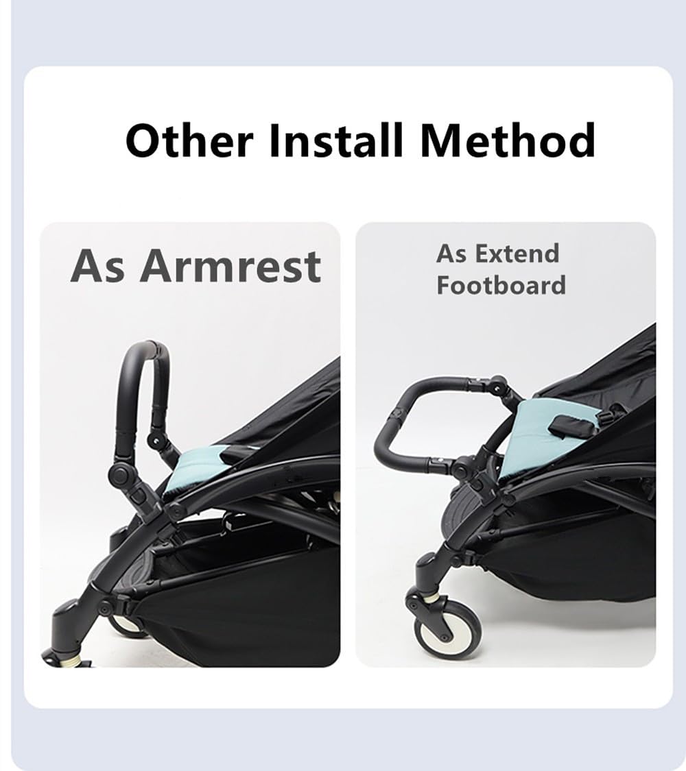 MINILUJIA frame-compatibility bumper bar fits rectangular, square, oval, or rhombus strollers