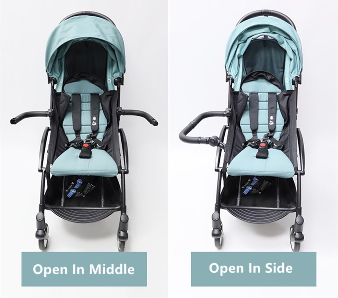 MINILUJIA stroller bumper bar two-ways open eases baby in and out