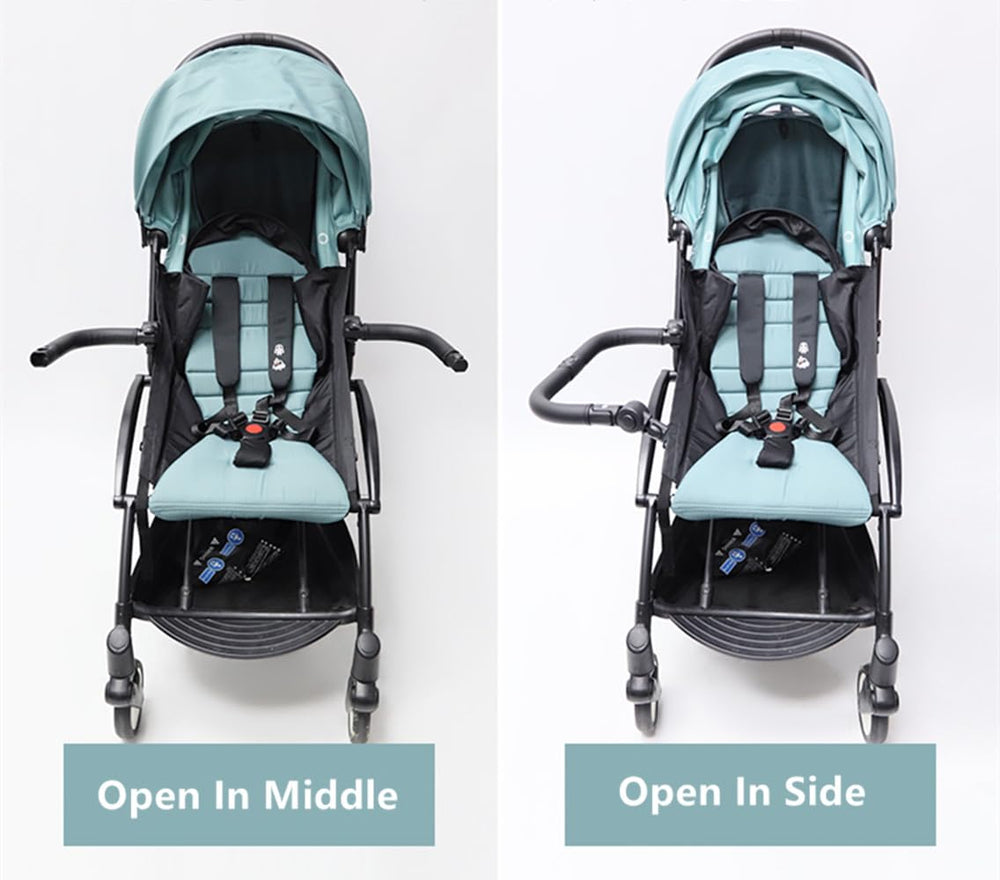MINILUJIA stroller bumper bar two-ways open eases baby in and out