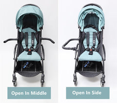 MINILUJIA stroller bumper bar two-ways open eases baby in and out