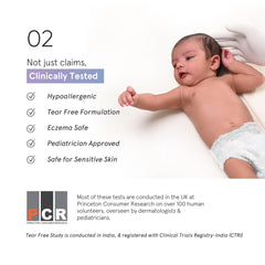 Minimalist Baby Gentle Head to Toe Wash ceramide icon signaling moisture barrier support.