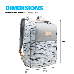 MINIMEIS HERO Backpack Birch converts to a comfortable baby seat in seconds