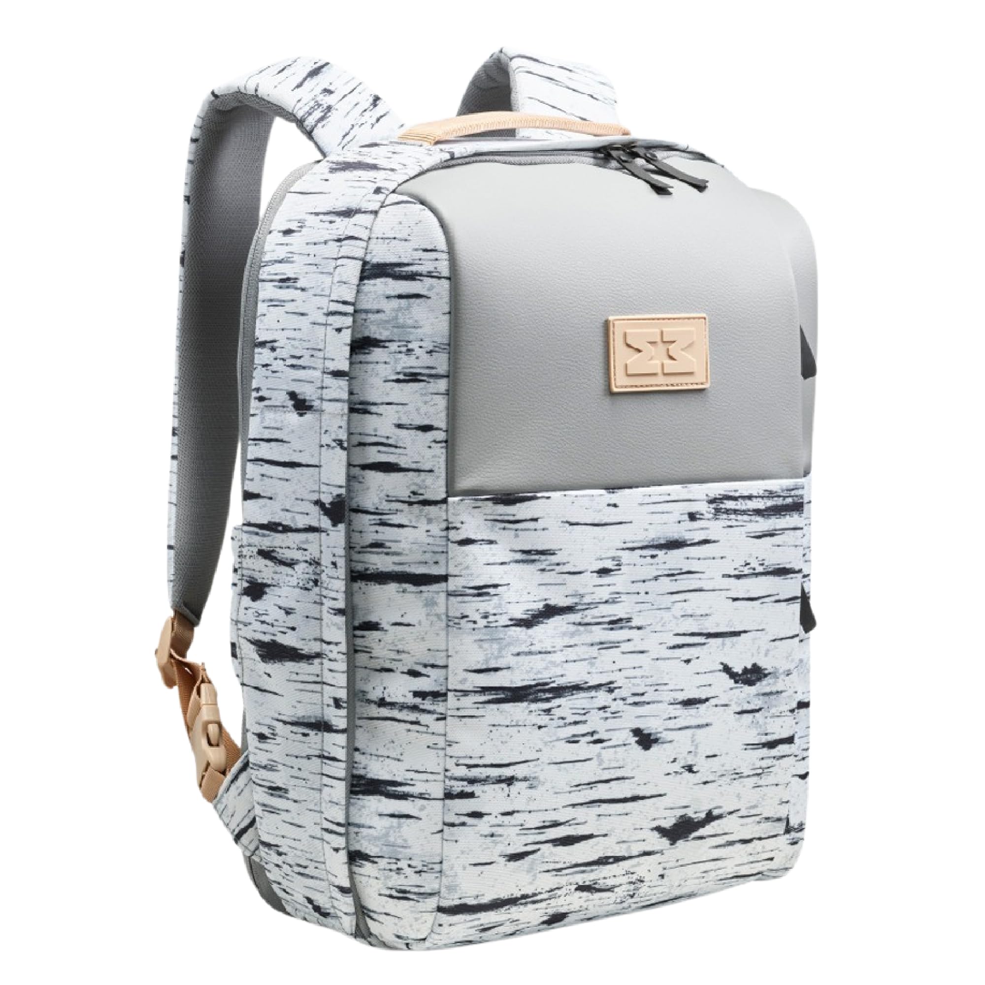 MINIMEIS HERO Backpack Birch front view shows compact storage for daily carry