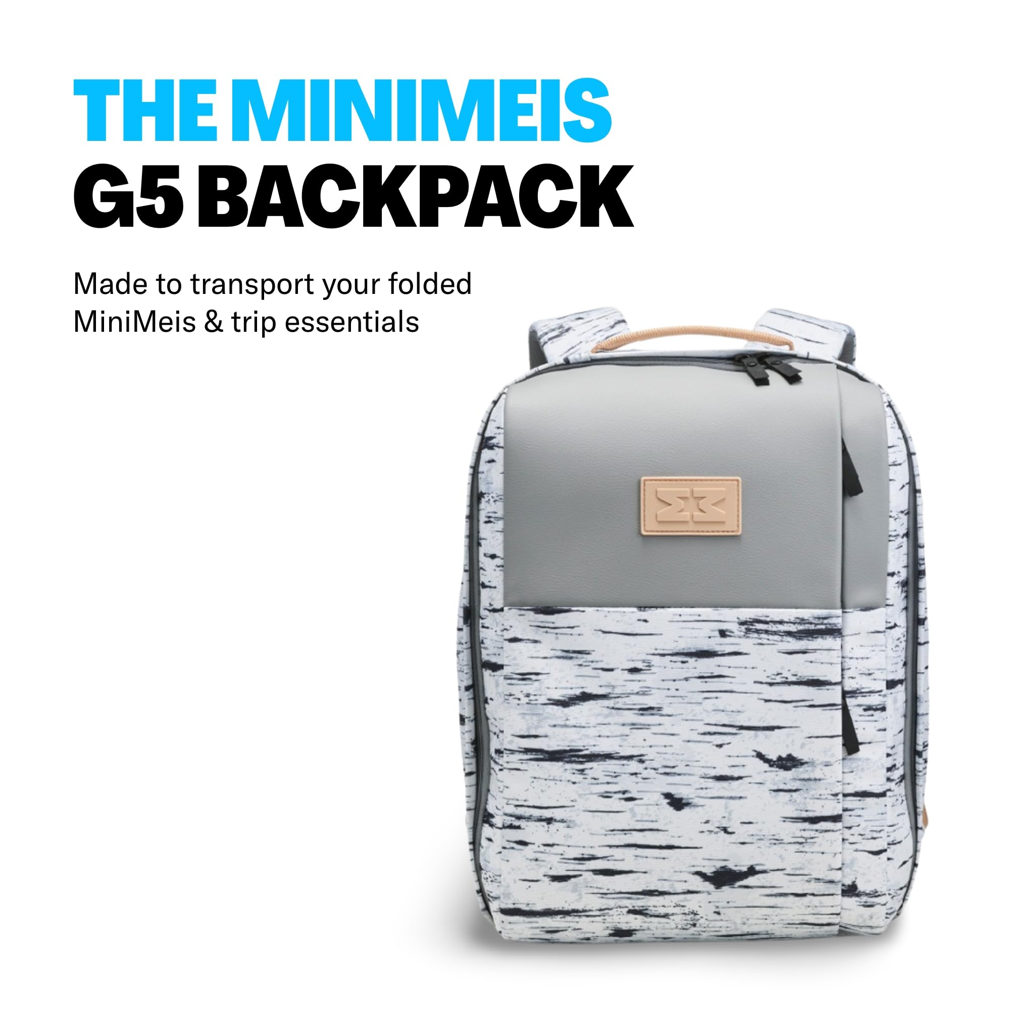 MINIMEIS HERO Backpack Birch side pocket enables quick access to small essentials