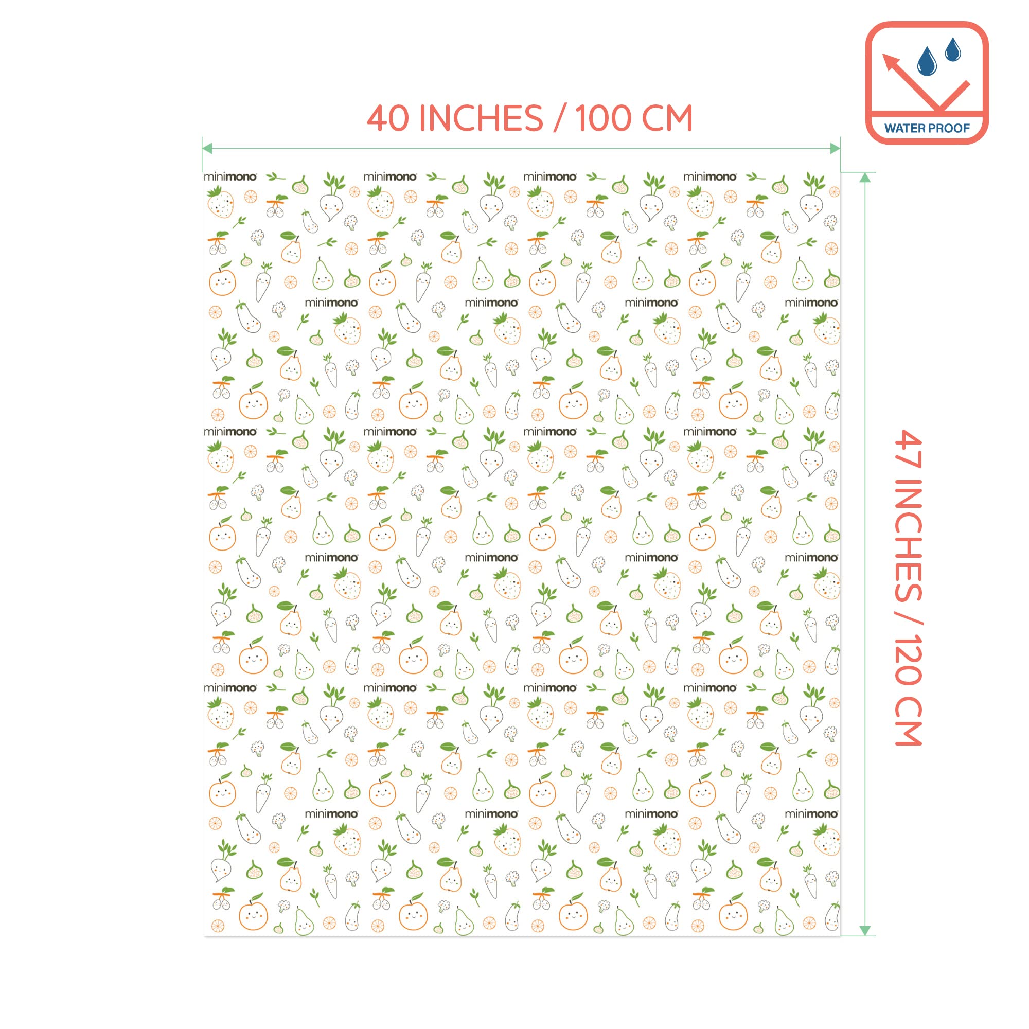 Minimono made-in-turkiye mat emphasizes quality manufacturing.