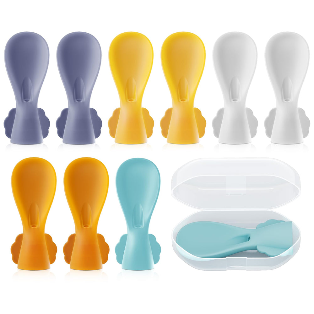 MiniMunch 10-pack pouch spoons ready for family meals.