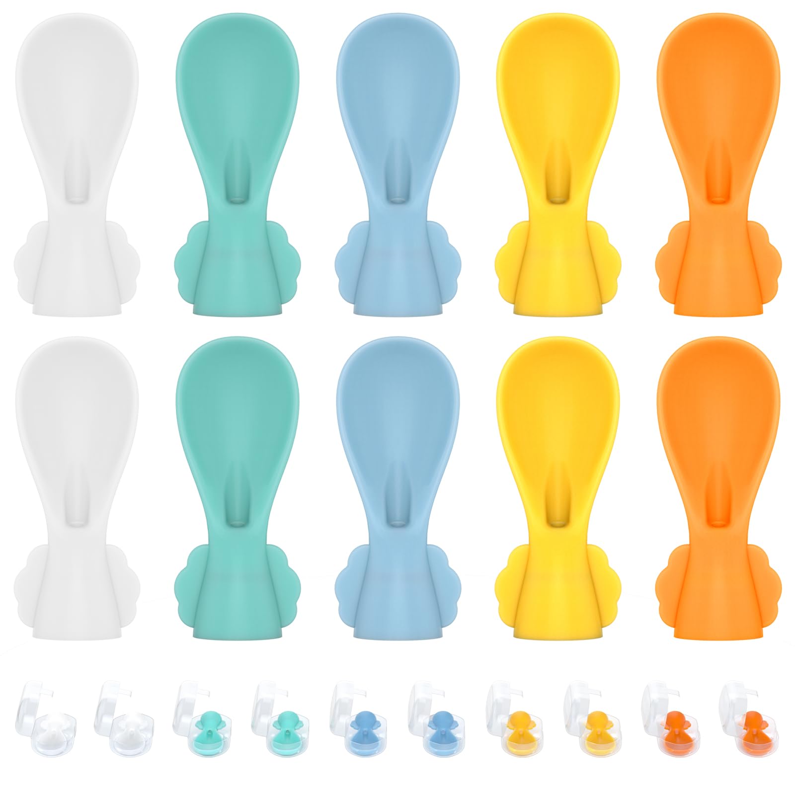 MiniMunch universal pouch spoon attachment on a pouch enables quick, mess-free feeding on the go.