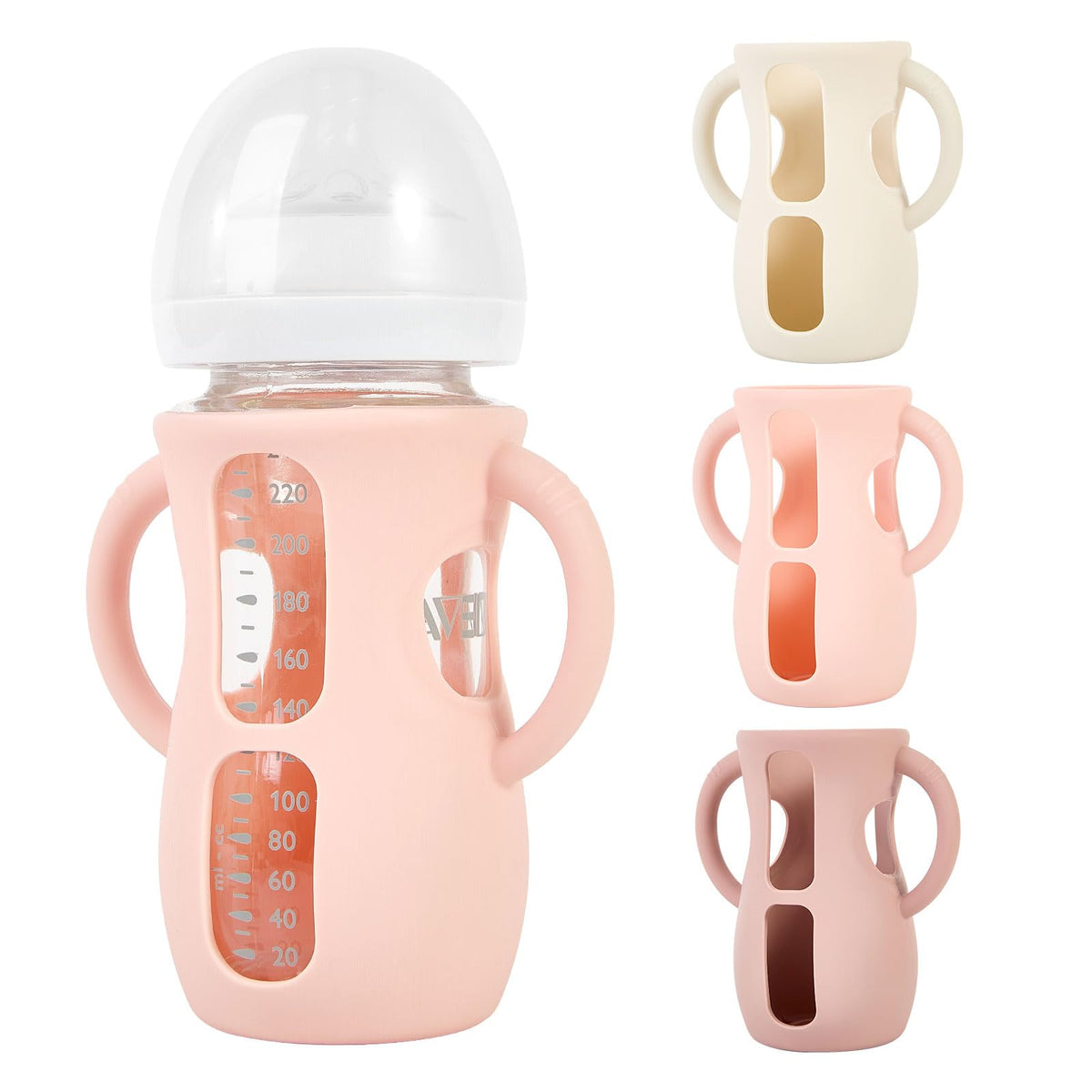 MINMUNJIU bottle sleeve grip-handle enhances secure grip during bottle feeding