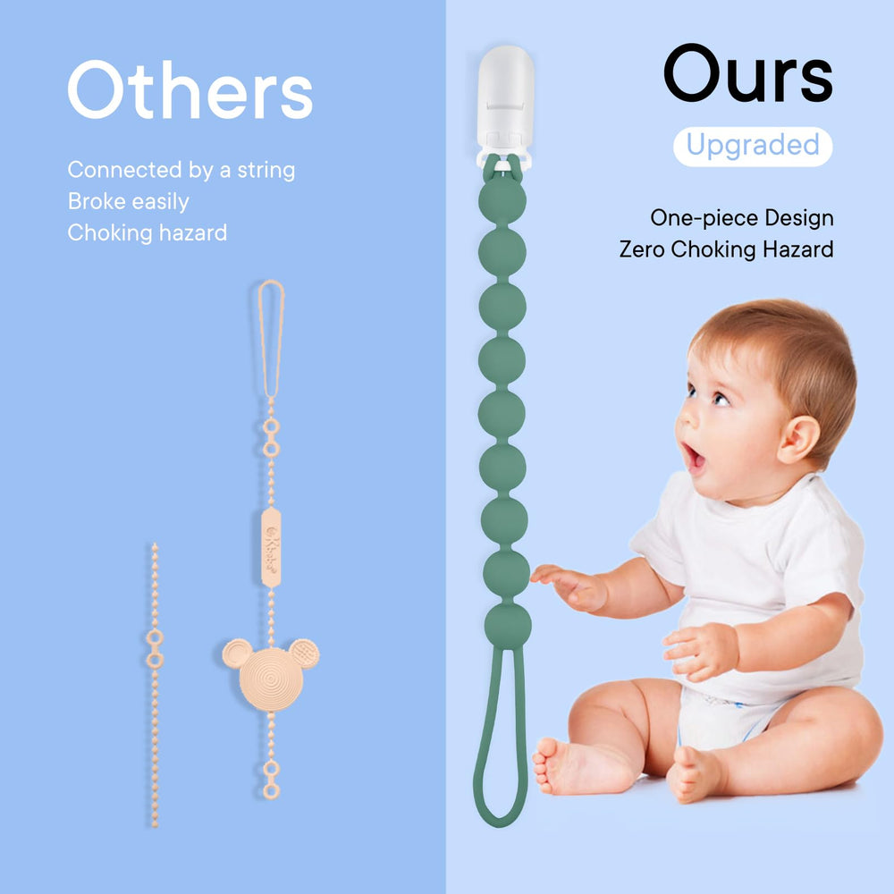 MINMUNJIU durable plastic clasp keeps clips secure without damaging clothing.
