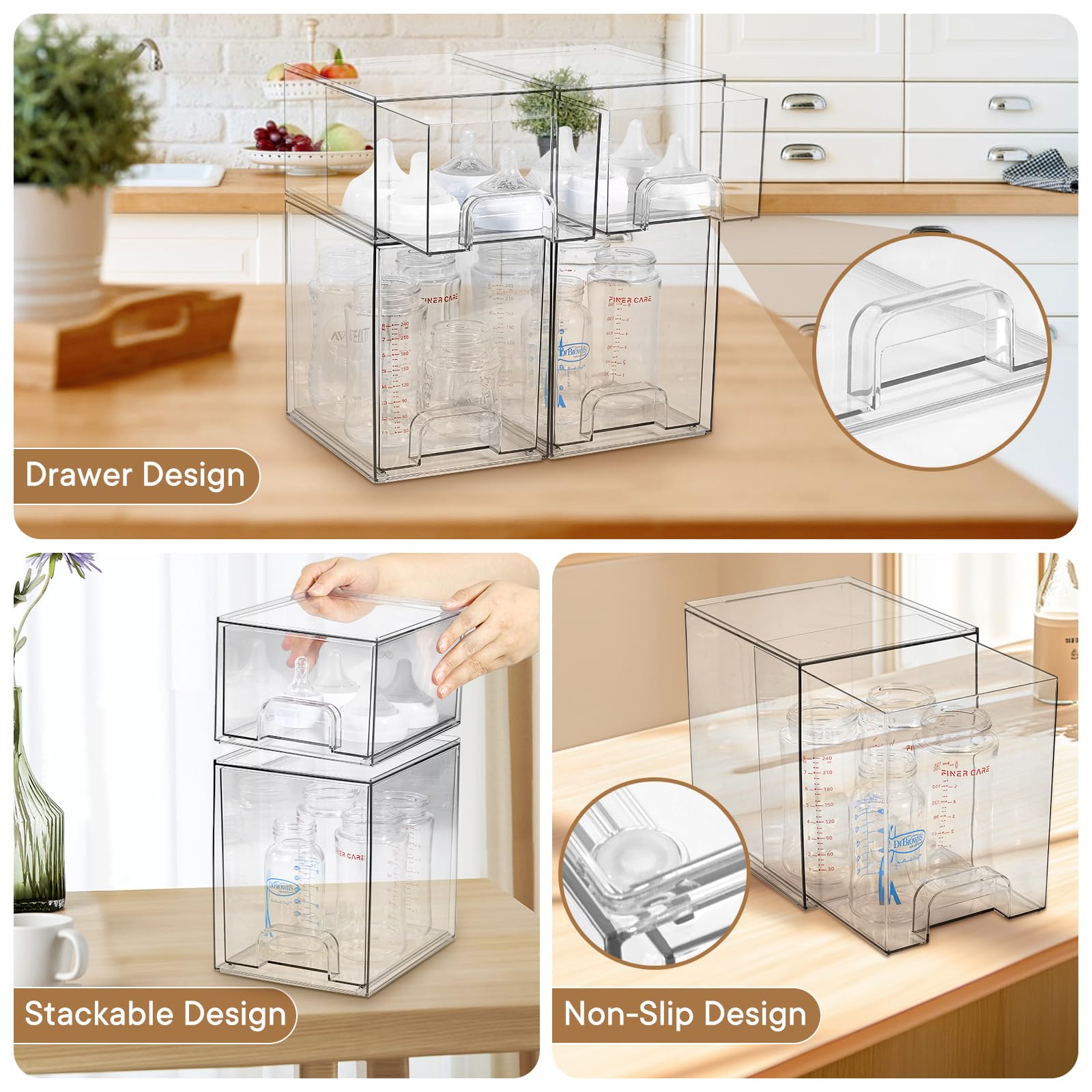 MINMUNJIU easy-clean acrylic surface ready for quick wipe-down