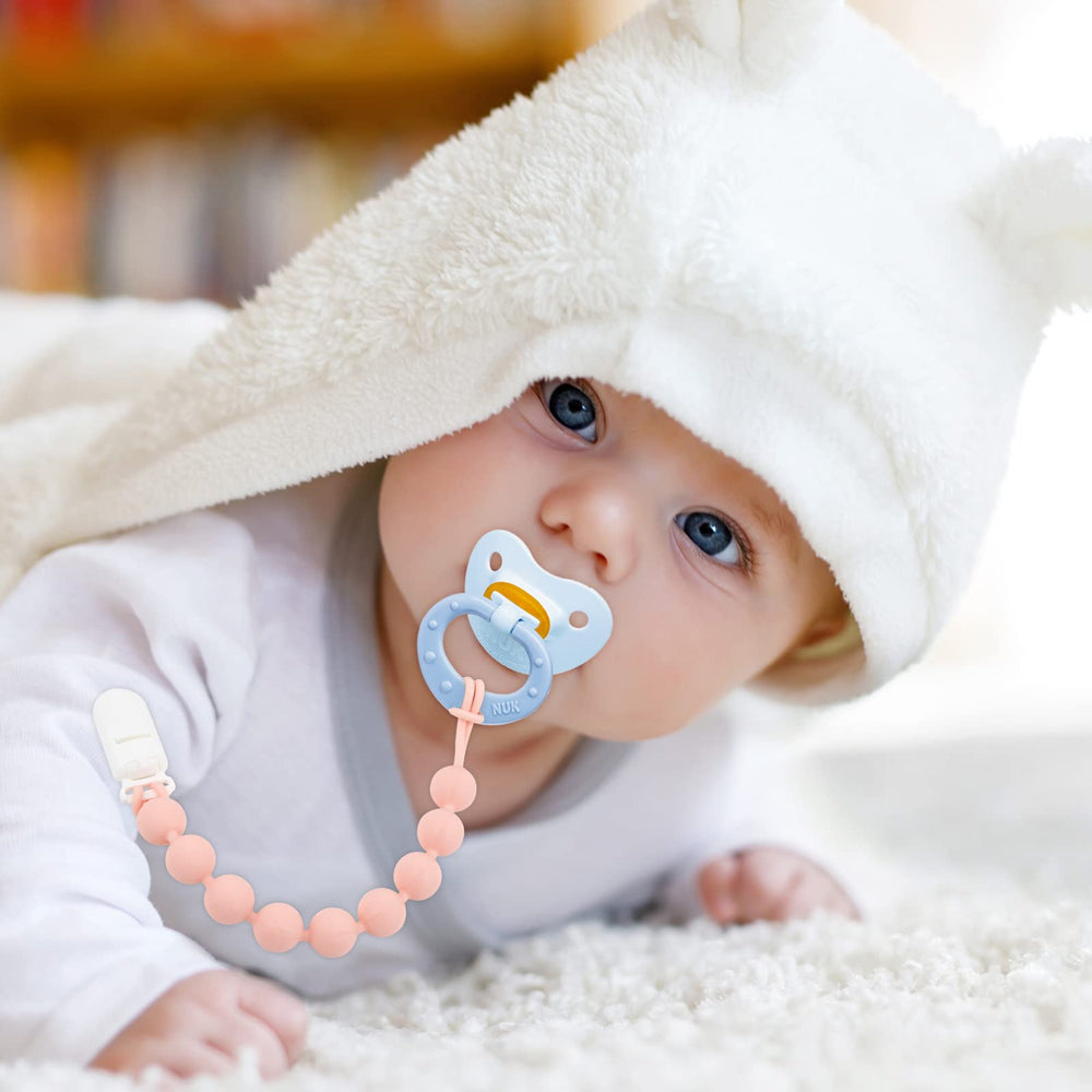 MINMUNJIU silicone pacifier clip colorful varieties match baby outfits