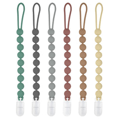MINMUNJIU silicone pacifier clip for boys with secure rust-free clasp prevents loss