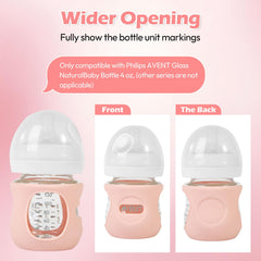 MINMUNJIU thermal-insulation sleeve helps maintain milk temperature during use.
