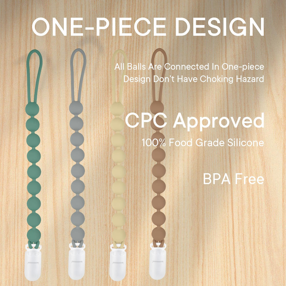 MINMUNJIU dishwasher-safe pacifier clip stays fresh for busy families.