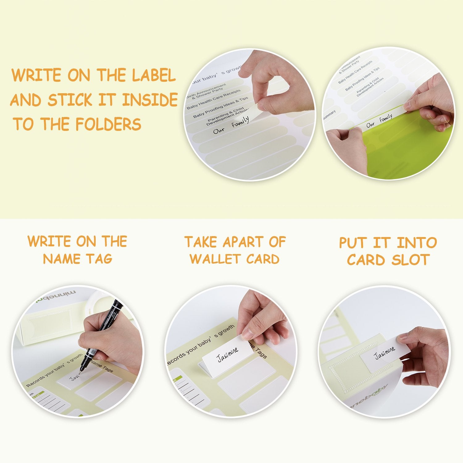 Minne baby document organizer keepsake envelope provides secure space for baby mementos.