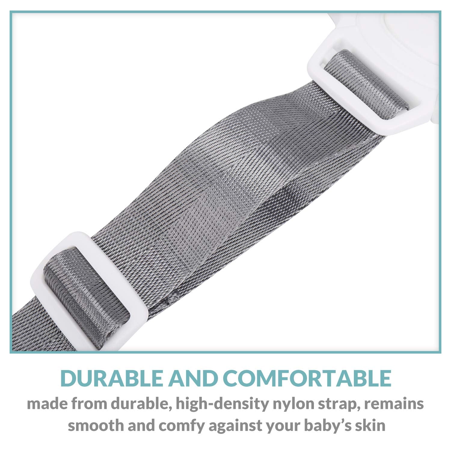 Minne Baby durable-nylon-tape highlights sturdy materials for daily use.