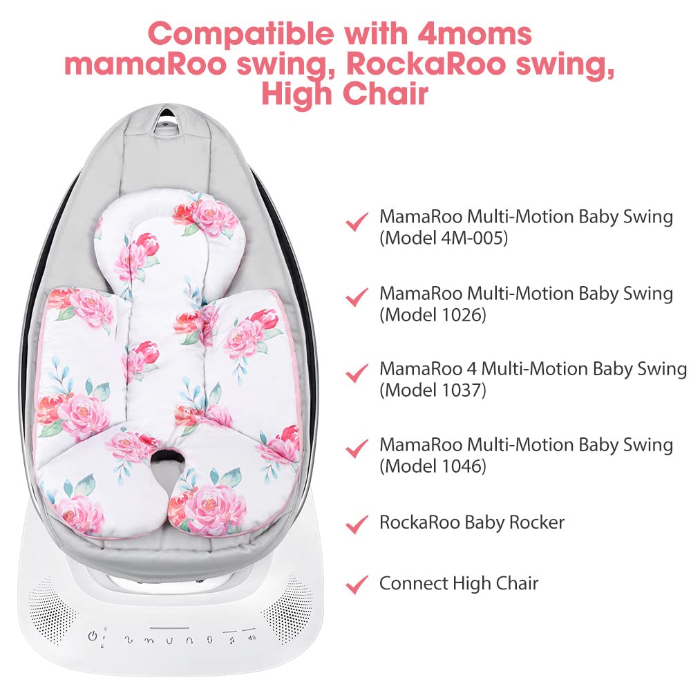 Minne Baby infant insert compatible with RockaRoo and MamaRoo swings