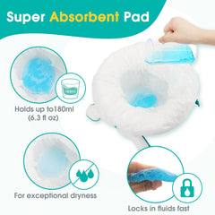 Minne Baby travel liners are packable for car trips and outings.