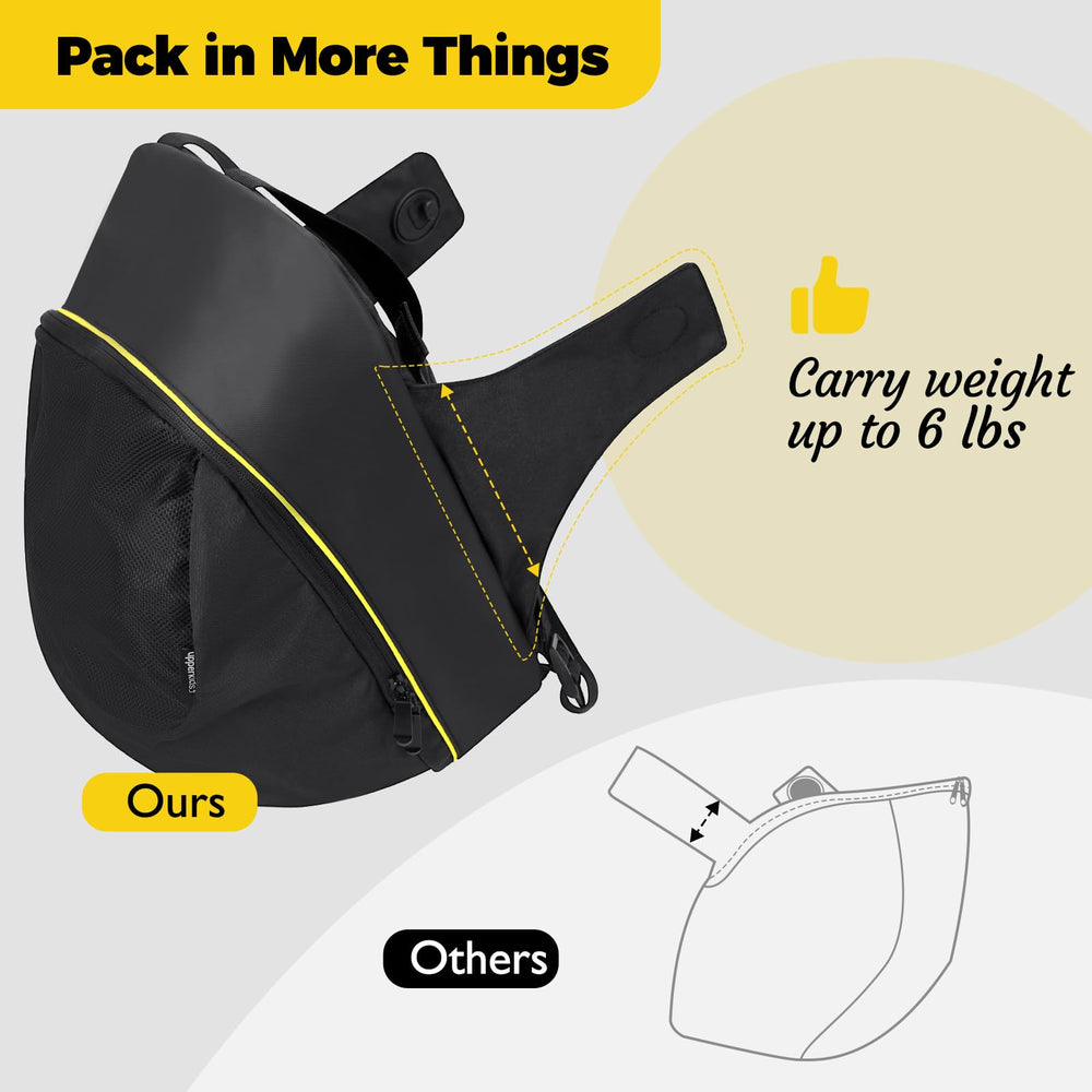 Minne Baby Upperkids storage bag holds up to eight pounds of essentials