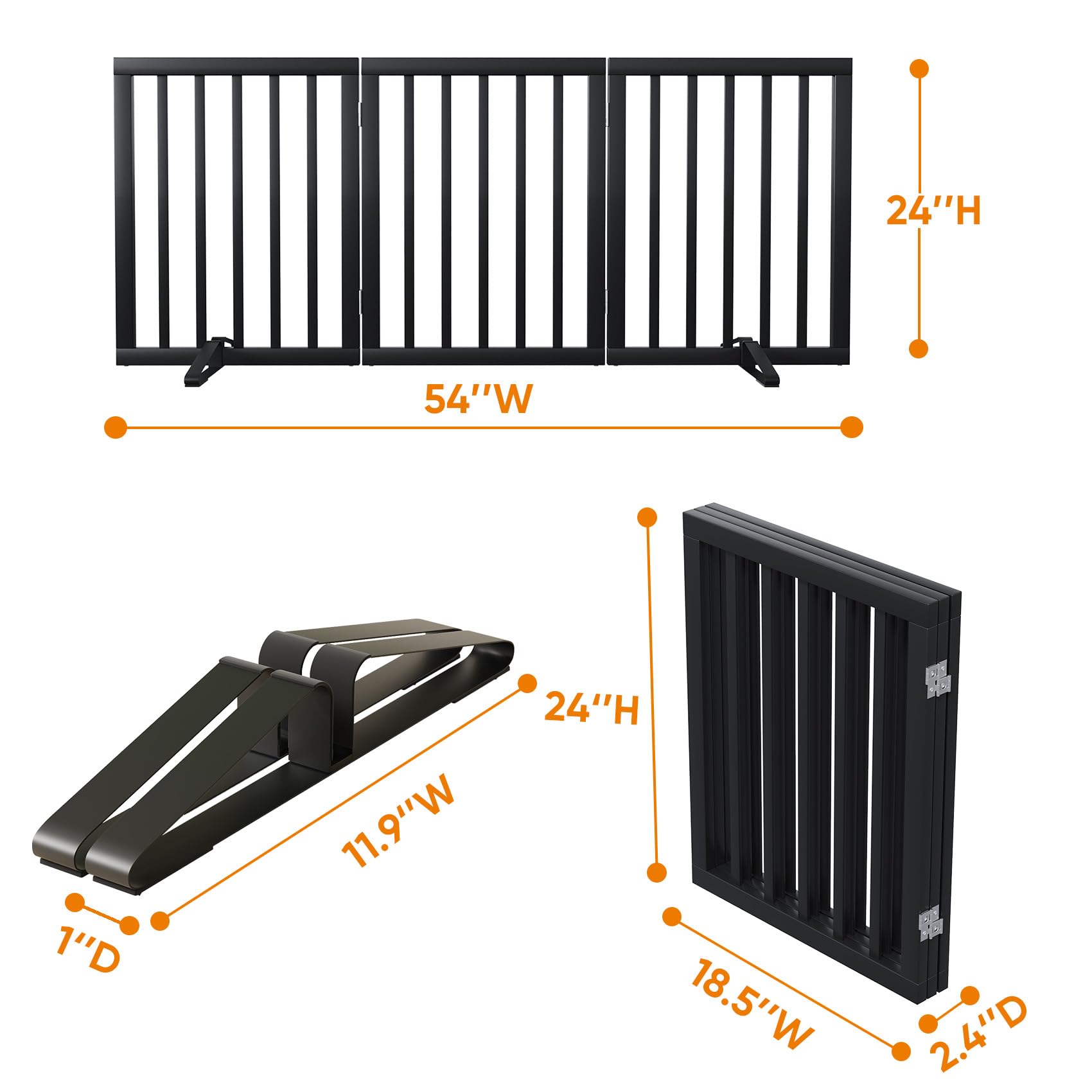Mino Kesper freestanding design requires no installation or tools.