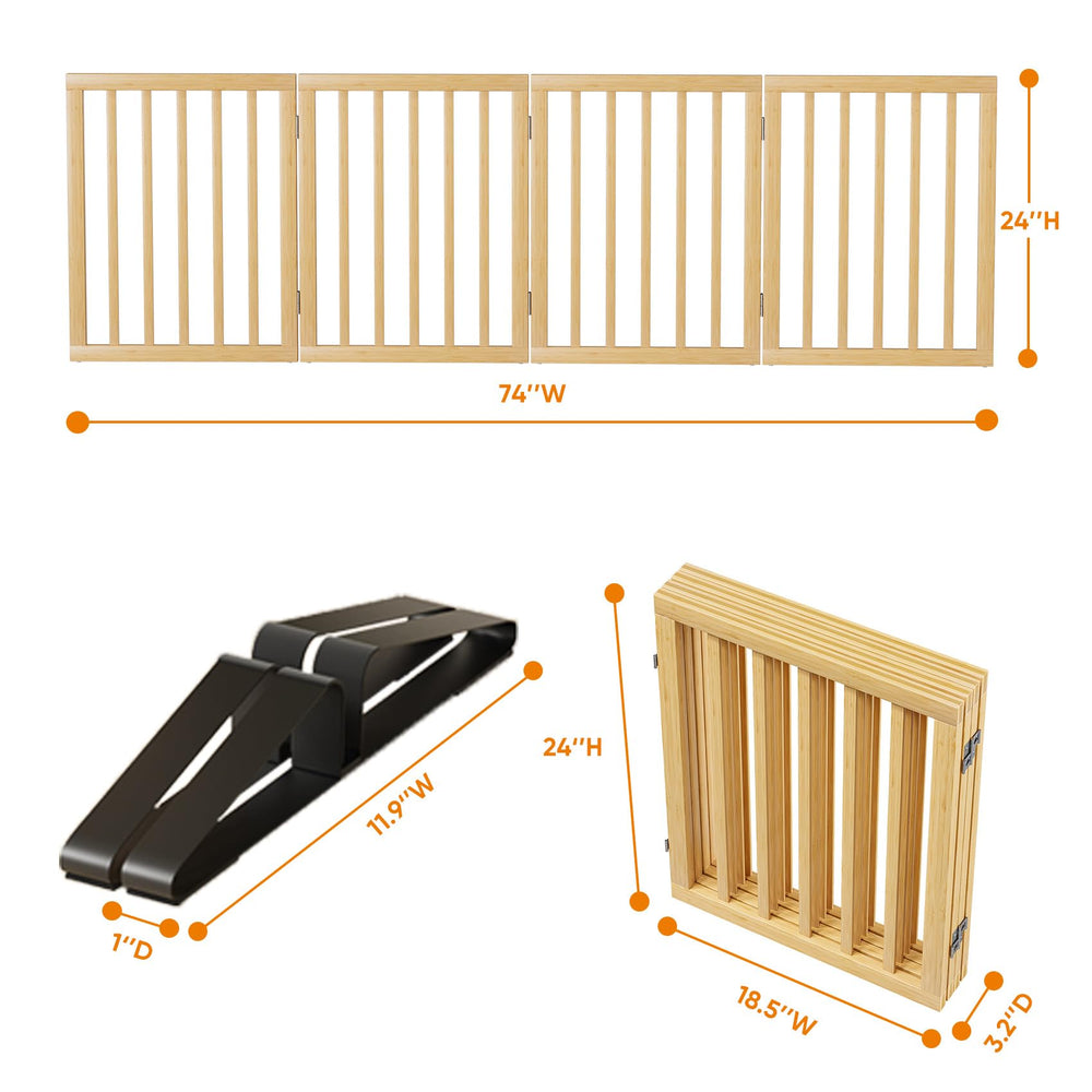 Mino Kesper gate folds compactly for easy storage after use