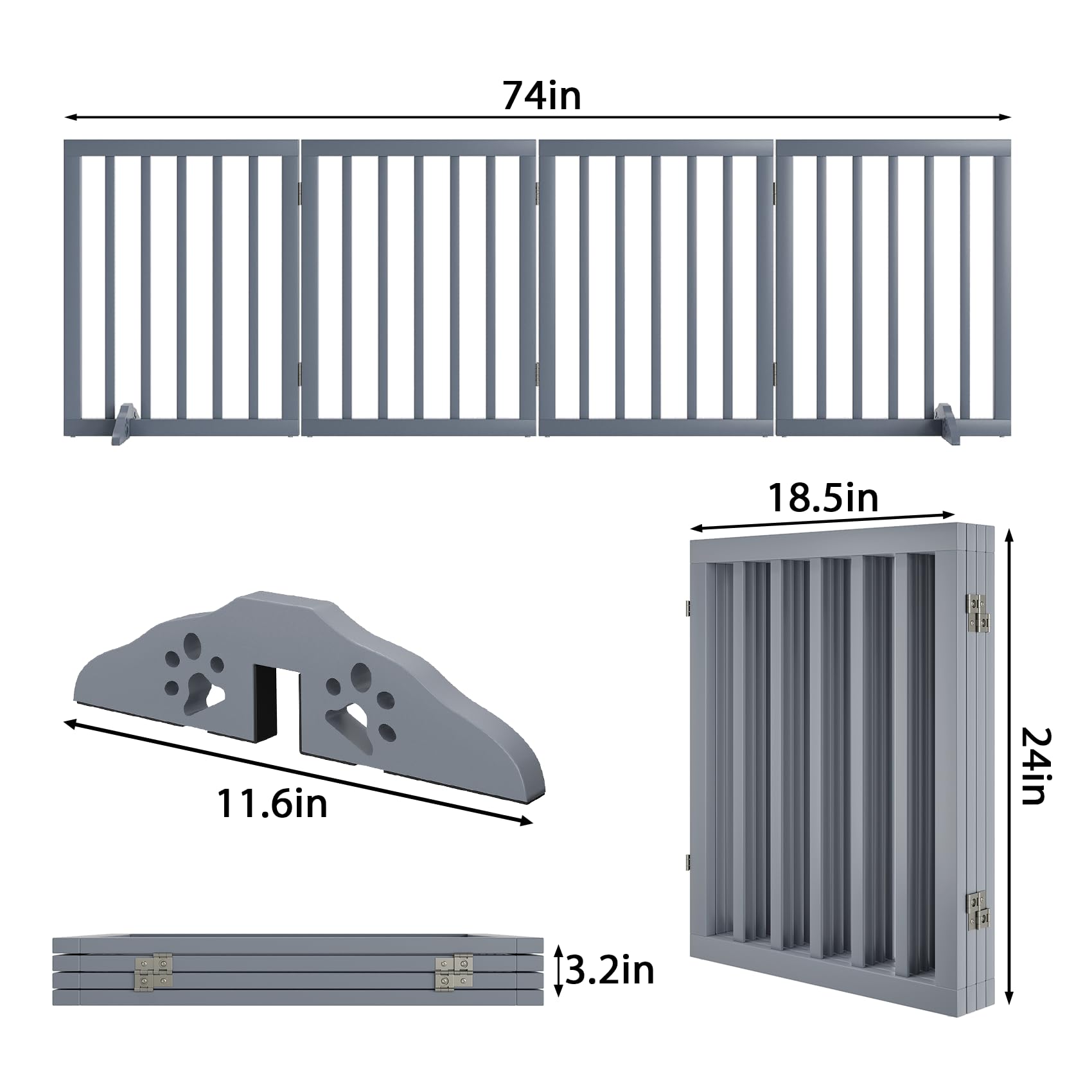 Mino Kesper dual-folding-system illustrates versatile configurations for doorways and stairs.