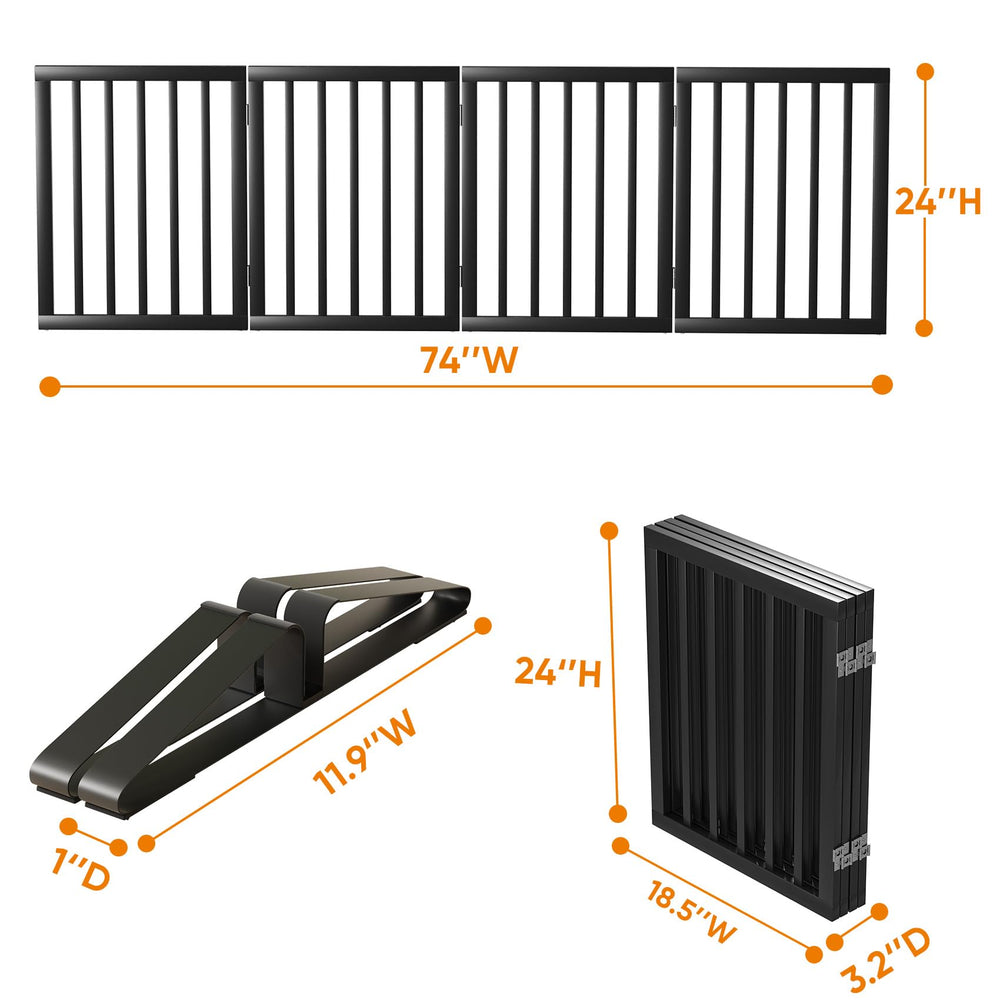 Mino Kesper no-installation design offers easy setup and compact storage when not in use.