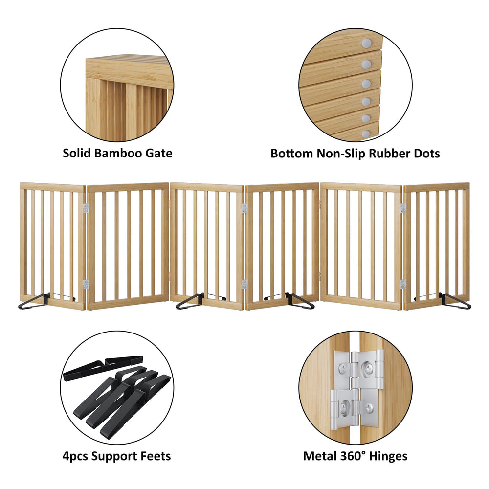 Mino Kesper dog gate blocks doorways and stairs while blending decor