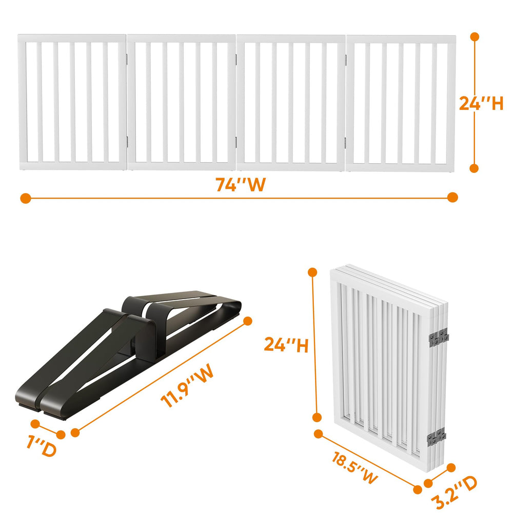 Mino Kesper freestanding gate in a hallway acts as a flexible room divider.