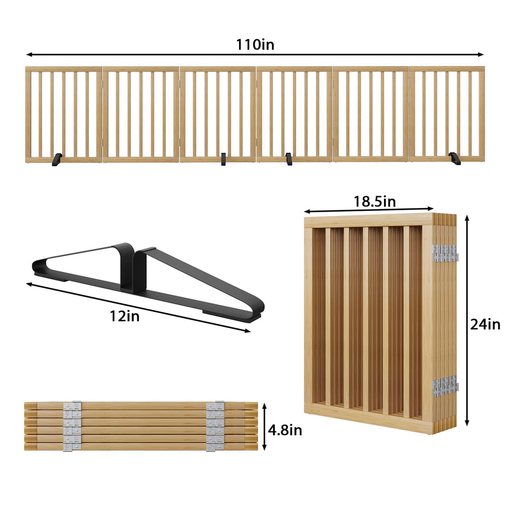 Mino Kesper gate folds compactly for simple storage after use