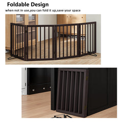 Mino Kesper gate with stable feet prevents slips on various floors