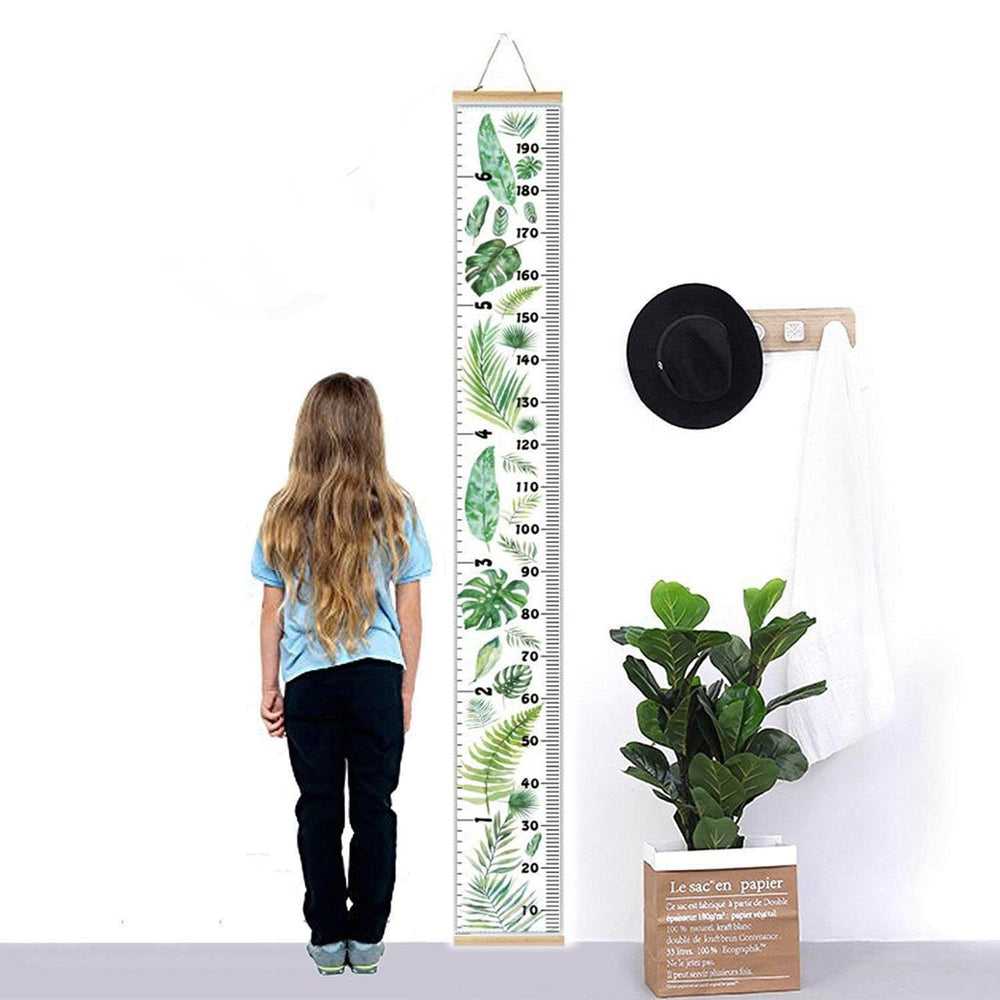 MinoMia growth chart in a cozy room setting enhances child-friendly décor.