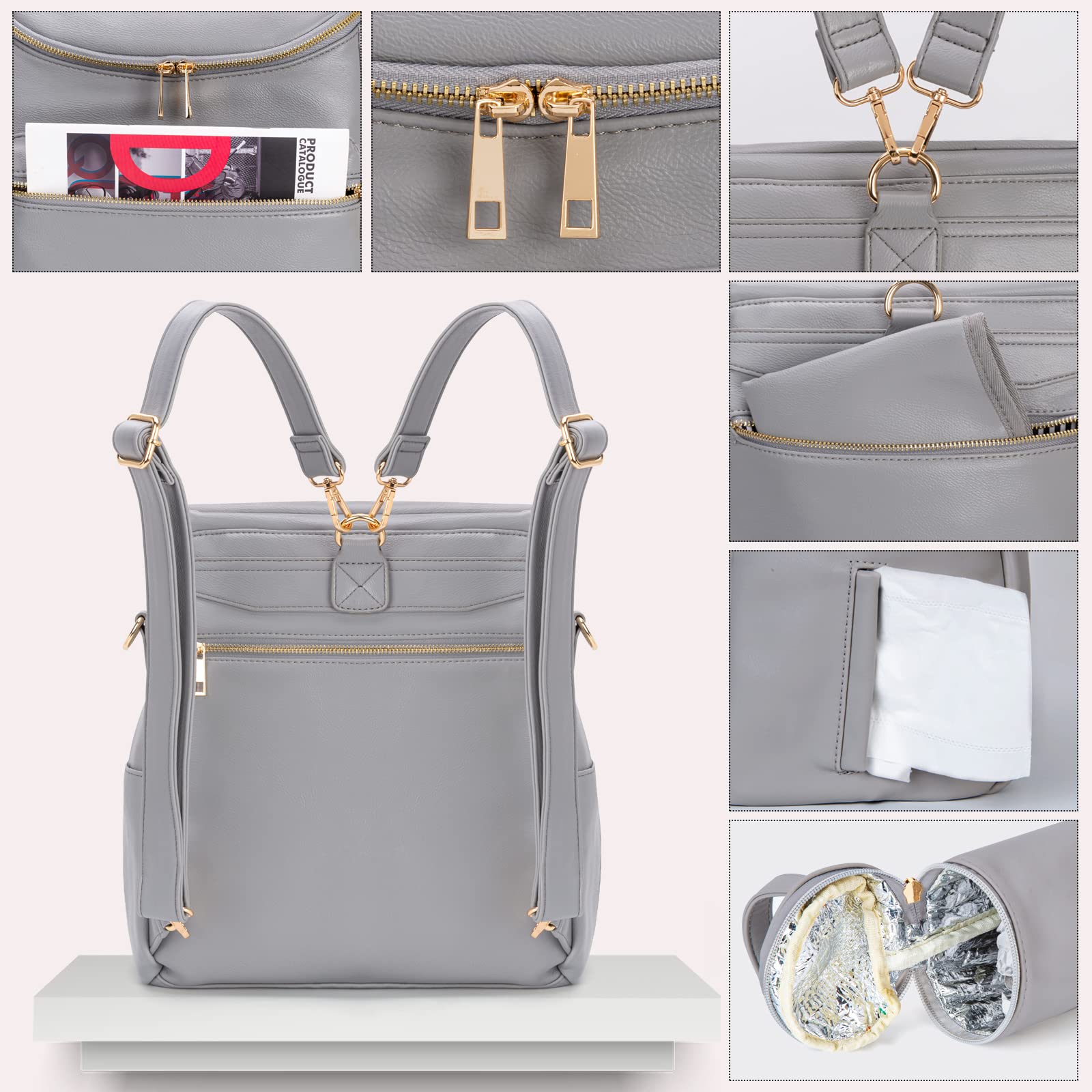 Minsong backpack organizational pockets offer quick access and clutter control