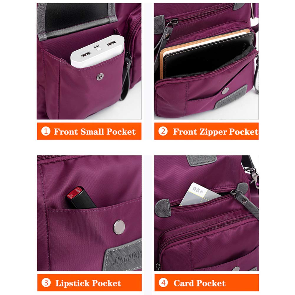 MINTEGRA nylon tote bag adjustable strap for comfortable wear.
